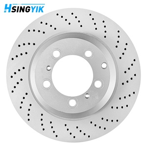 High Carbon Alloy Rear Brake Disc 9Y0615601B for Audi E-Tron GT Saloon for Porsche Cayenne-High <strong>Performance</strong> <strong>Rotors</strong> - Product Image 1