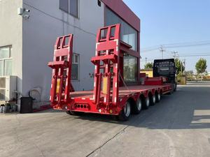 Sử dụng 80 tấn và 18 mét giường phẳng Trailer chăn nuôi hàng rào bán Trailer xe tải với chất lượng tuyệt vời để bán - Product Image 4