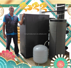 R32 R290 TOP COP WIFI 19KW ปั๊มความร้อนน้ำร้อนใต้ดินแบบควบคุมผ่านแอพพลิเคชั่นพลังงานแสงอาทิตย์ สำหรับทำความร้อนพื้นและให้ความร้อนน้ำร้อน - Product Image 3