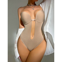 Corset pour femmes matures, bretelles spaghetti, soutien-gorge rembourré, body sculptant, contrôle du ventre, dos nu, vêtement sculptant ultra-fin