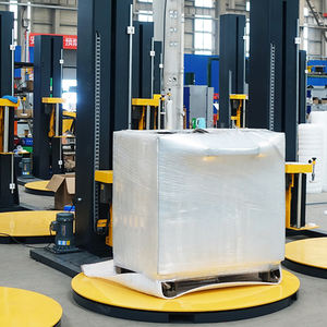 آلة تغليف صناعية بالفيلم المطاطي، ماكينة لف البضائع على المنصات، آلة تغليف اقتصادية أوتوماتيكية - Product Image 2