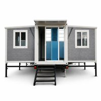 Maison conteneur préfabriquée, bâtiment modulaire portable pour bureau de chantier, camp de travailleurs et logement temporaire