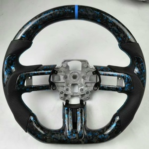 Volant de voiture en fibre de carbone modifié pour Ford <span class=keywords><strong>Mustang</strong></span> 500 Shelby Mach 1 RTR S550 2015-2023 5.0L <span class=keywords><strong>GT</strong></span> <span class=keywords><strong>V8</strong></span> 350, accessoires personnalisés - Product Image 1