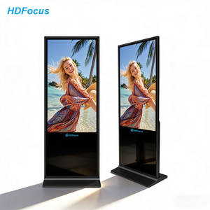 Écran tactile LCD Android 4K de 32, 43, 49, 55, 65, 75, 85 pouces, affichage numérique, kiosque publicitaire, kiosques verticaux sur pied - Product Image 1