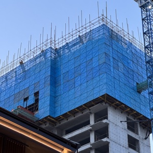 Alta qualidade HDPE 6m * 180m verde andaime rede detritos construção segurança rede - Product Image 6