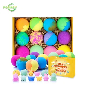 Baby Tiny Bath Bombs For Kids With Marine Toys Inside