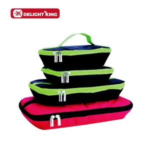 High Borosilicate Glass Bakeware Baking Tray With Insulated Bag oven dish with carrying bag glass baking pan with lid