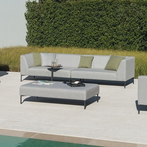 Outdoor furniture corner sofa with aluminum base and upholster corner <strong>seating</strong> 2022 - Product Image 2