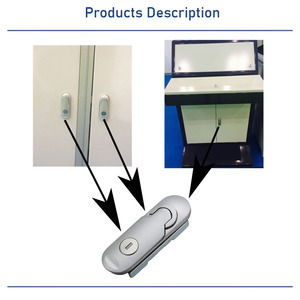 Bền Hợp kim kẽm <span class=keywords><strong>Key</strong></span> push <span class=keywords><strong>button</strong></span> Bảng điều chỉnh Door <span class=keywords><strong>Lock</strong></span> HJ Nén kích hoạt Flush đu xử lý Latch Ổ khóa cho thông tin liên lạc - Product Image 4
