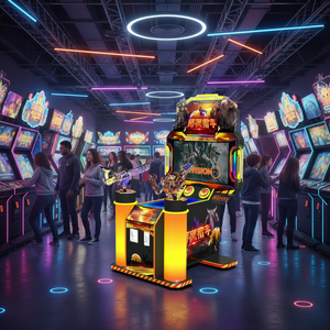 Máquina de tiro Darken Skye para 2 jugadores, juego de arcade operado con monedas y luces intermitentes para parque de atracciones - Product Image 3
