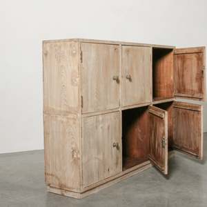 Vintage Indian 6-Door Cabinet High Quality Modern Industrial Design Home Storage Dining Living Room Wooden Decoration - Product Image 3