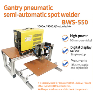 Máquina de Soldadura por Puntos Neumática Portátil Semiautomática para Soldadura a Tope de Chapa de Acero Inoxidable Pequeña - Product Image 3
