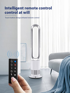 Ventilatore a piantana senza pale <span class=keywords><strong>Angelo</strong></span> TP-12PLUS con telecomando, design elegante in plastica, a risparmio energetico, per uso domestico e alberghiero - Product Image 2