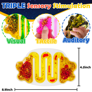 Juguete Sensorial de Clasificación de Colores para Niños, para el Desarrollo Cognitivo y la Relajación, Tubo de Compresión para Aliviar el Estrés, Regalos para Fiestas Sensoriales - Product Image 5