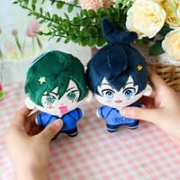 Porte-clés en peluche personnalisé 10 cm, mini poupée en peluche anime mignonne, tenue de sport, figurine en peluche de haute qualité, jouet en peluche pour les fans, cadeau