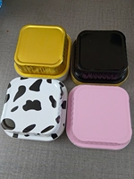 Barquette en aluminium refermable et réutilisable avec couvercle en plastique et scellé, boîte à cupcakes carrée de 330 ml