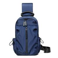 Grosir tas bahu selempang tahan air Oxford tas selempang untuk pria tas kurir perjalanan tas dada mode
