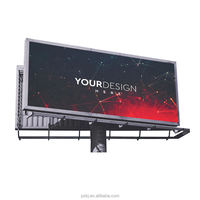 Écran géant LED extérieur sur poteau fixe, affichage numérique haute fréquence 3840Hz, affichage vidéo couleur intégrale