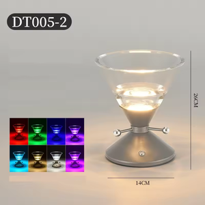 2024 Trắng + RGB hiện đại nhỏ cạnh giường ngủ thay đổi màu sắc thay đổi độ sáng cảm ứng Bàn điều khiển xách tay LED bảng đèn - Product Image 6