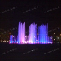 Fuente de Agua Danzante Personalizada OEM con Música Sincronizada y Sistema LED para Decoración Comercial de Centros Comerciales y Exteriores