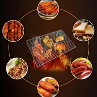 La maille carrée jetable directe d'usine de BBQ pour le restaurant grille le grillage durable