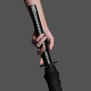 คอสเพลย์ซามูไรอะนิเมะไซเบอร์พังค์ญี่ปุ่น Kanata <span class=keywords><strong>Wakizashi</strong></span> ร่มของเล่นดาบด้ามสีดำพลาสติกชิ้นเดียว - Product Image 5