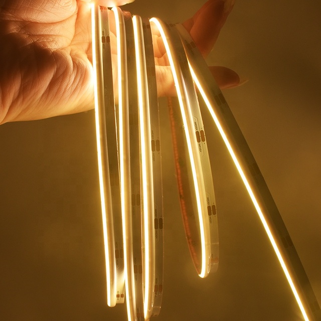 Side View Series COB LED Strip 24V 3000K 4000K 6000K CRI 90 480leds High Density COB LED Strip