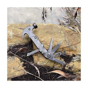 مطرقة أظافر متعددة الوظائف رائجة محمولة للصيد والبقاء على قيد الحياة والتخييم مفك براغي كماشة منشار سكين مطرقة أظافر متعددة الأدوات - Product Image 2