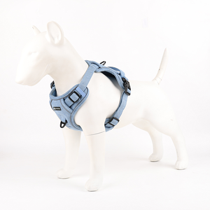 Arnés táctico para perros de alta resistencia con anillos en D de alta resistencia, arnés de tela vaquera sin tirar para perros, accesorios grandes para <span class=keywords><strong>Dobermann</strong></span> - Product Image 2