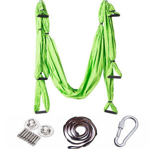 Ensemble de balançoire de yoga aérienne en nylon haute résistance Gym Fitness <span class=keywords><strong>Support</strong></span> de <span class=keywords><strong>hamac</strong></span> de yoga en soie - Product Image 5