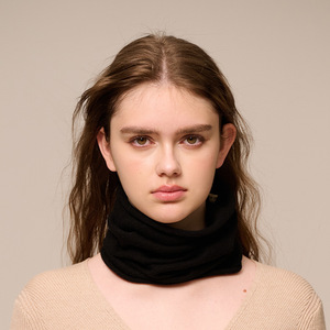 Cache-cou en cachemire de chèvre 100% tricoté, cagoule unie unisexe, snood d'hiver - Product Image 1