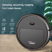 Robot aspirateur 3 en 1, aspirateur robot sans fil rechargeable pour la maison, balayage, aspiration et lavage