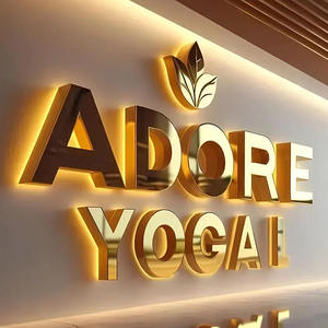 Lettere <span class=keywords><strong>a</strong></span> Led da parete personalizzate con segno di lettere scritte scritte scritte retroilluminate logo personalizzato Led 3d logo logo produttori - Product Image 6