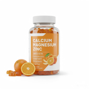 Caramelle Gommose OEM/ODM di Calcio, Magnesio e Zinco con Vitamina D3 e K2, Integratore di Calcio e Magnesio per il Supporto Immunitario - Product Image 1