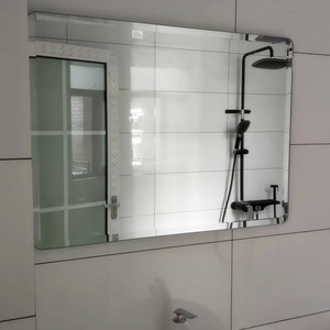 <span class=keywords><strong>Espejo</strong></span> de Pared Rectangular Grande para <span class=keywords><strong>Baño</strong></span>, <span class=keywords><strong>Espejo</strong></span> Plateado con Borde Triple Biselado de <span class=keywords><strong>60x90</strong></span> cm - Product Image 3