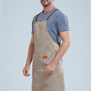 Grembiule <span class=keywords><strong>da</strong></span> <span class=keywords><strong>cucina</strong></span> di nuova moda per donna uomo Chef grembiule <span class=keywords><strong>da</strong></span> lavoro per Grill ristorante Bar Shop cafè bellezza unghie Studios uniforme - Product Image 5