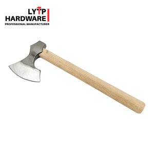 Hacha Táctica de Supervivencia para Campismo y Actividades al Aire Libre, con Mango de Madera - Product Image 1