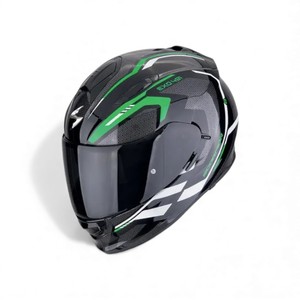 Casco Integrale Scorpion Exo 491 Nero Verde Bianco Taglia S in Policarbonato per Moto - Product Image 1