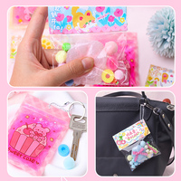 Kit pembuat silikon licin Motif cakar kucing kustom mainan Squishy lengket