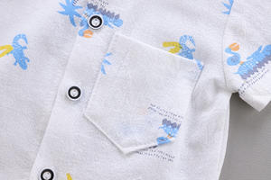 Vêtements pour enfants décontractés à la mode en gros, pantalons, t-shirt imprimé animal, ensemble deux pièces pour garçons - Product Image 4