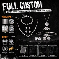Collier unisexe torsadé hip-hop en or 24 carats incrusté de zircon avec pendentif lettre anglaise personnalisée, idéal pour les couples - Meilleure vente