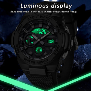 Reloj Digital Multifunción SANDA 3385, Reloj Deportivo Sincrónico a Prueba de Agua, Reloj Despertador Luminoso - Product Image 4