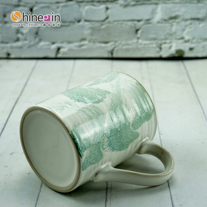 Taza de cerámica con color interior Taza de cerámica Fabricante Taza y platillo azul y blanco Juego de taza medidora de porcelana Porcelana - Product Image 6