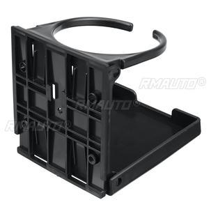 Lot de 2 porte-gobelets pliables noirs de haute qualité pour voiture, porte-boissons multifonctionnel, accessoires automobiles, personnalisation de voiture - Product Image 3