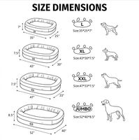 Lit pour chien et chat ovale personnalisé, canapé imperméable, housse amovible lavable, motif uni, mousse de soutien écologique, velours