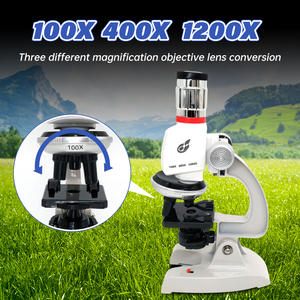 Microscope pour enfants 100X-1200X avec adaptateur pour smartphone et kit d'accessoires - Product Image 6