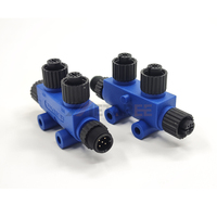 Kit de connecteurs NMEA 2000 M12 5 broches mâle/femelle, résistance d'atténuation CAN, répartiteur en T 90 degrés, adaptateur micro-C de qualité marine