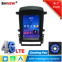Lecteur vidéo de voiture de style Tesla 9,7 pouces pour Chevrolet Captiva 2008-2011, navigation GPS, DSP, Car-play, autoradio Android