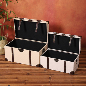 Caja de Almacenamiento Mystic Arts de Madera con Detalles en Cuero, Estilo Versátil, Organizador para el Hogar, Caja Decorativa para Almacenamiento y Exhibición - Product Image 4