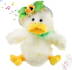 Custom Stuffed Duck Electronic Music Animated Barn Plush Toy Singing You are My Sunshine Interactive Dancing Puppet